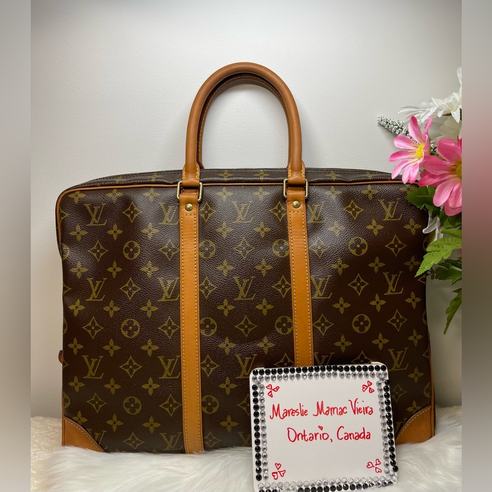 LOUIS VUITTON PORTE DOCUMENTS VOYAGE HANDBAG MONOGRAM